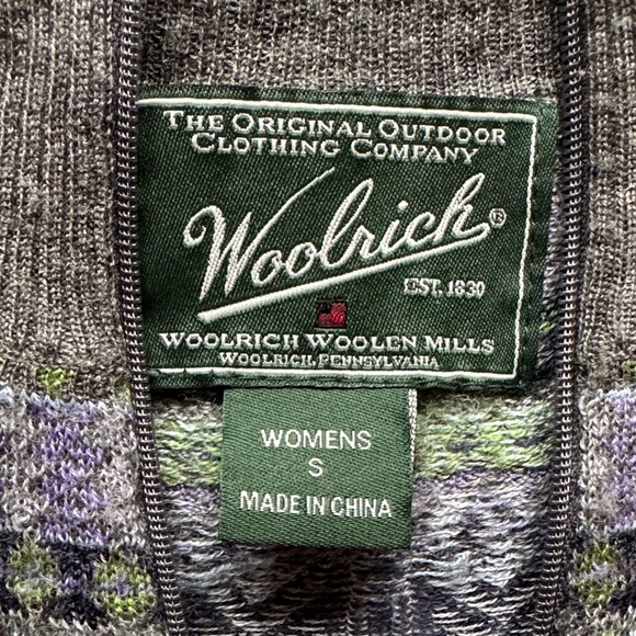 Woolrich Women's Gray and Lavender Cardigan - Picture 4 of 5